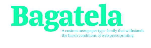 Bagatela Typeface
